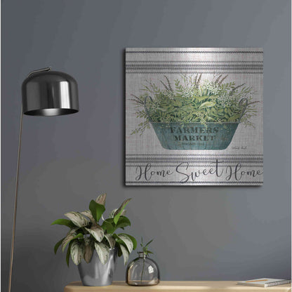 Luxe Metal Art 'Sweet Home' by Cindy Jacobs, Metal Wall Art,24x24