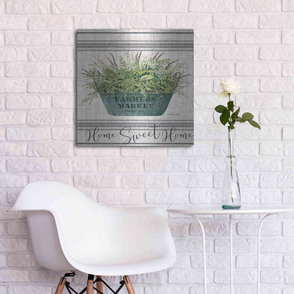 Luxe Metal Art 'Sweet Home' by Cindy Jacobs, Metal Wall Art,24x24