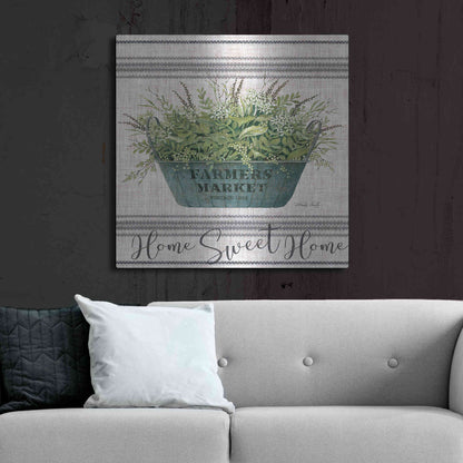 Luxe Metal Art 'Sweet Home' by Cindy Jacobs, Metal Wall Art,36x36