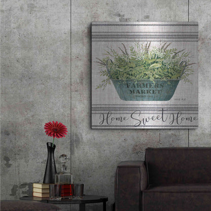 Luxe Metal Art 'Sweet Home' by Cindy Jacobs, Metal Wall Art,36x36