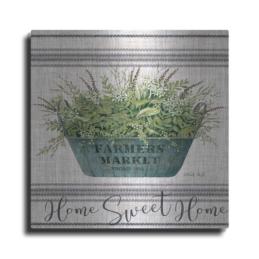 Luxe Metal Art 'Sweet Home' by Cindy Jacobs, Metal Wall Art