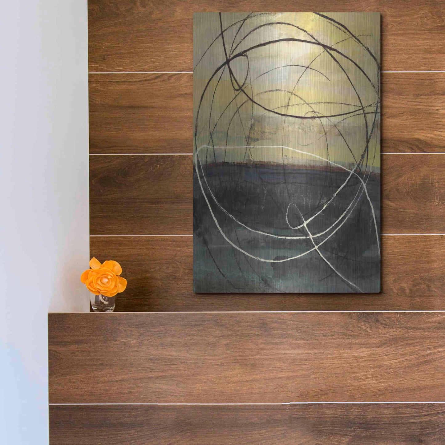 Luxe Metal Art 'At Dawn Crop' by Albena Hristova, Metal Wall Art,12x16