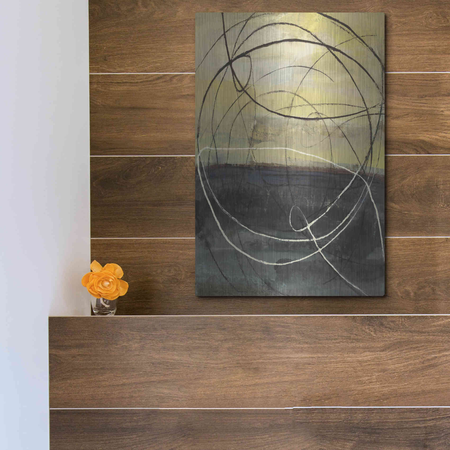 Luxe Metal Art 'At Dawn Crop' by Albena Hristova, Metal Wall Art,12x16