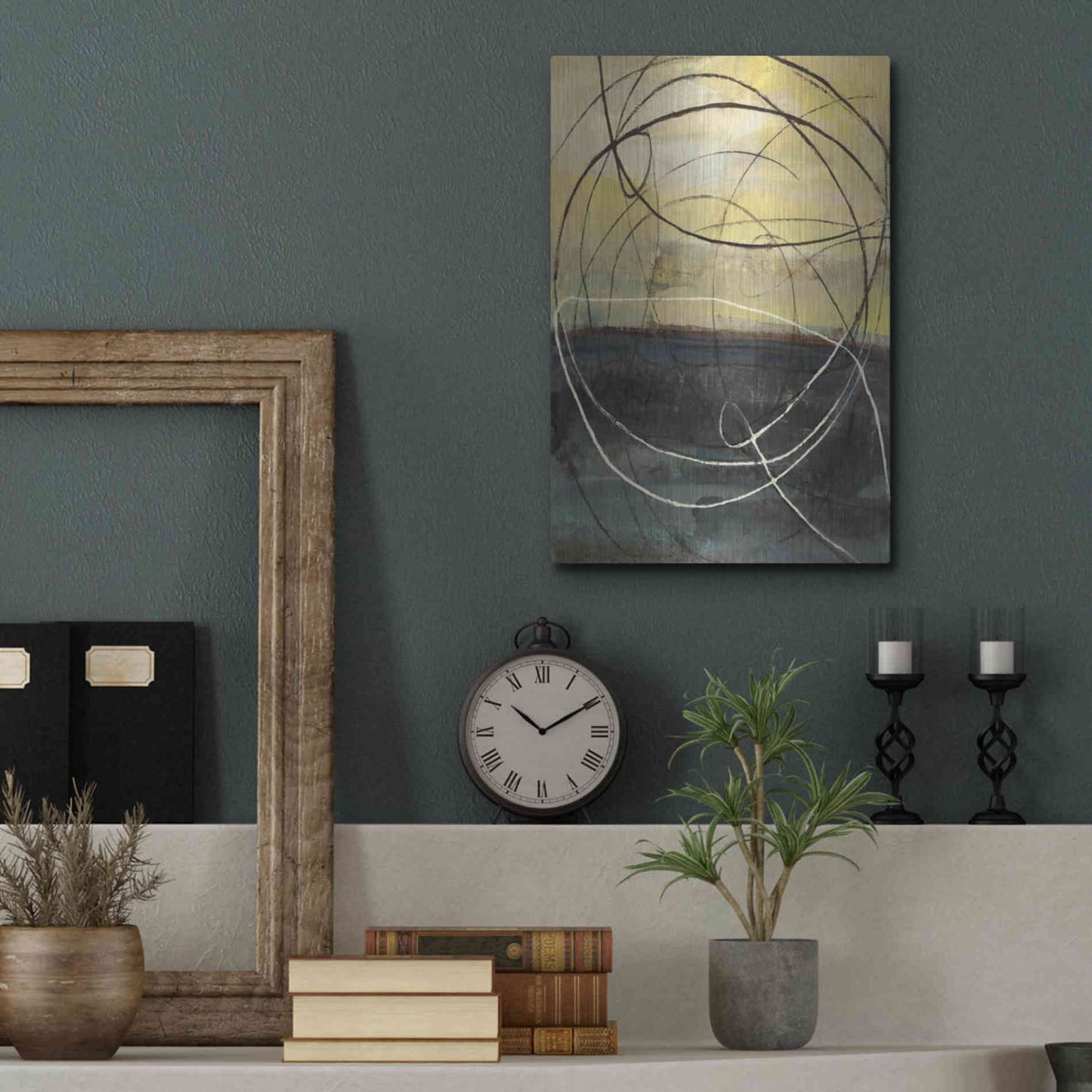 Luxe Metal Art 'At Dawn Crop' by Albena Hristova, Metal Wall Art,12x16