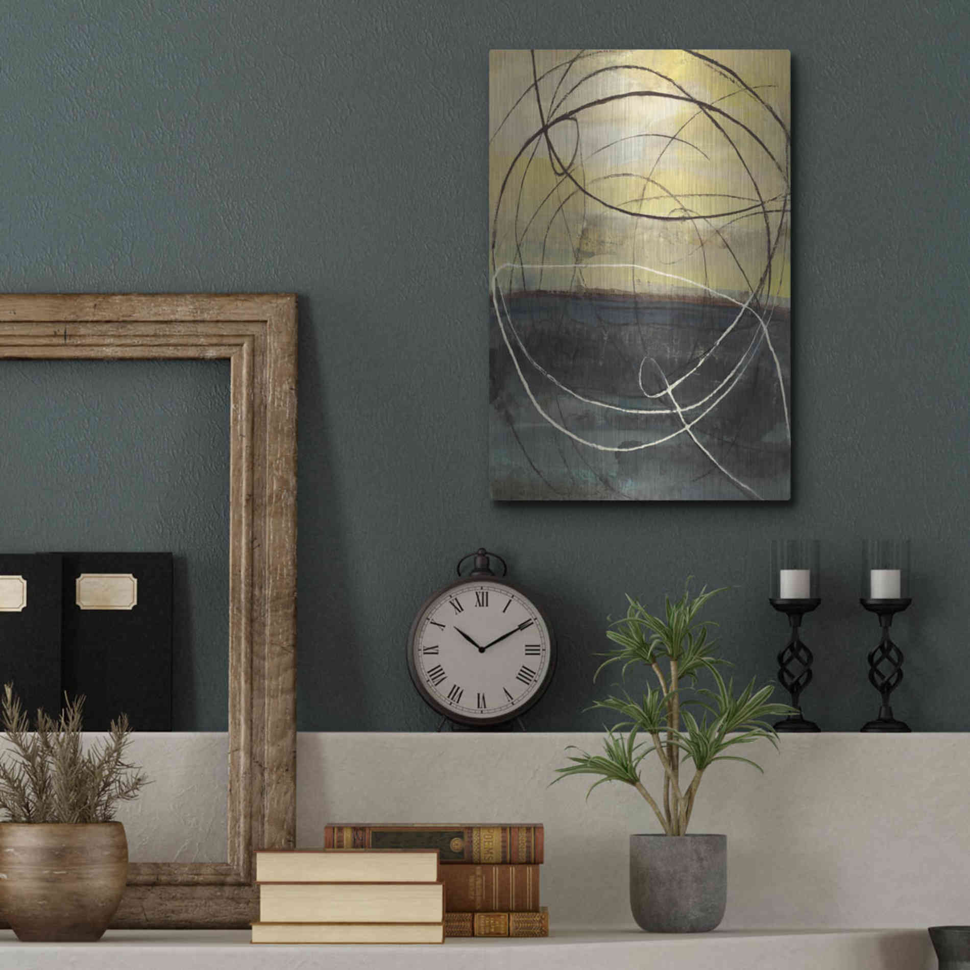 Luxe Metal Art 'At Dawn Crop' by Albena Hristova, Metal Wall Art,12x16