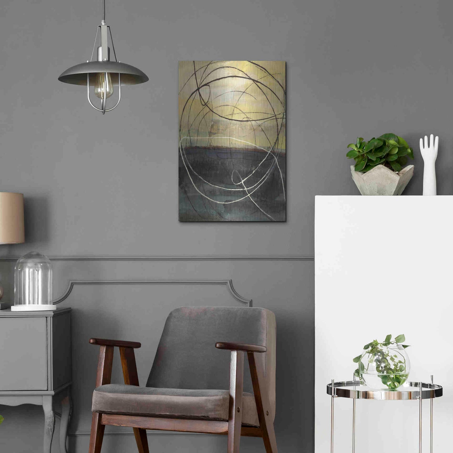 Luxe Metal Art 'At Dawn Crop' by Albena Hristova, Metal Wall Art,16x24