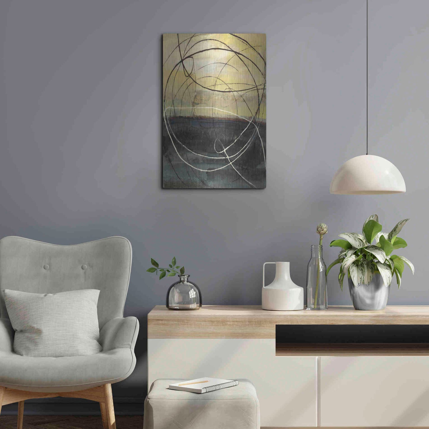 Luxe Metal Art 'At Dawn Crop' by Albena Hristova, Metal Wall Art,16x24