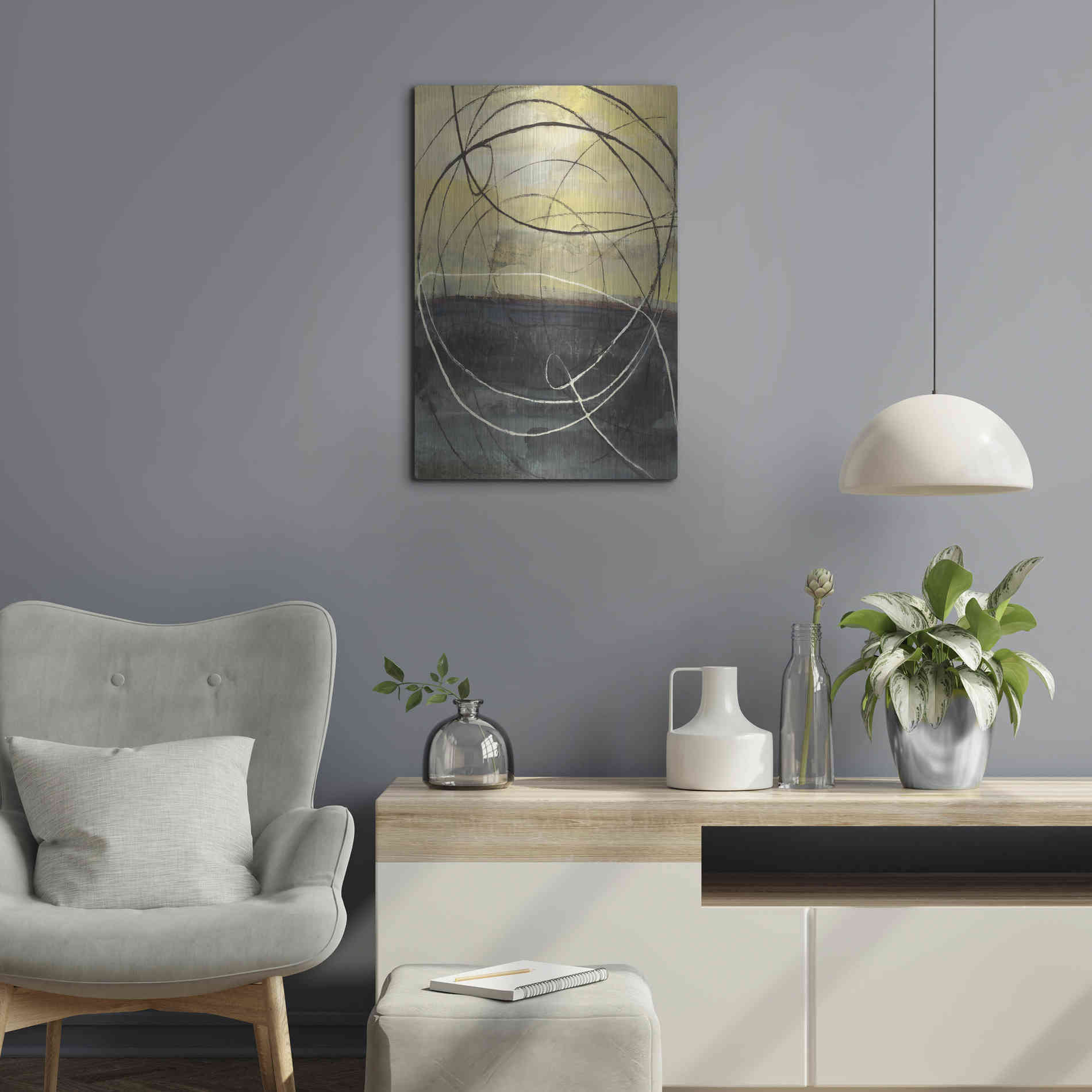 Luxe Metal Art 'At Dawn Crop' by Albena Hristova, Metal Wall Art,16x24