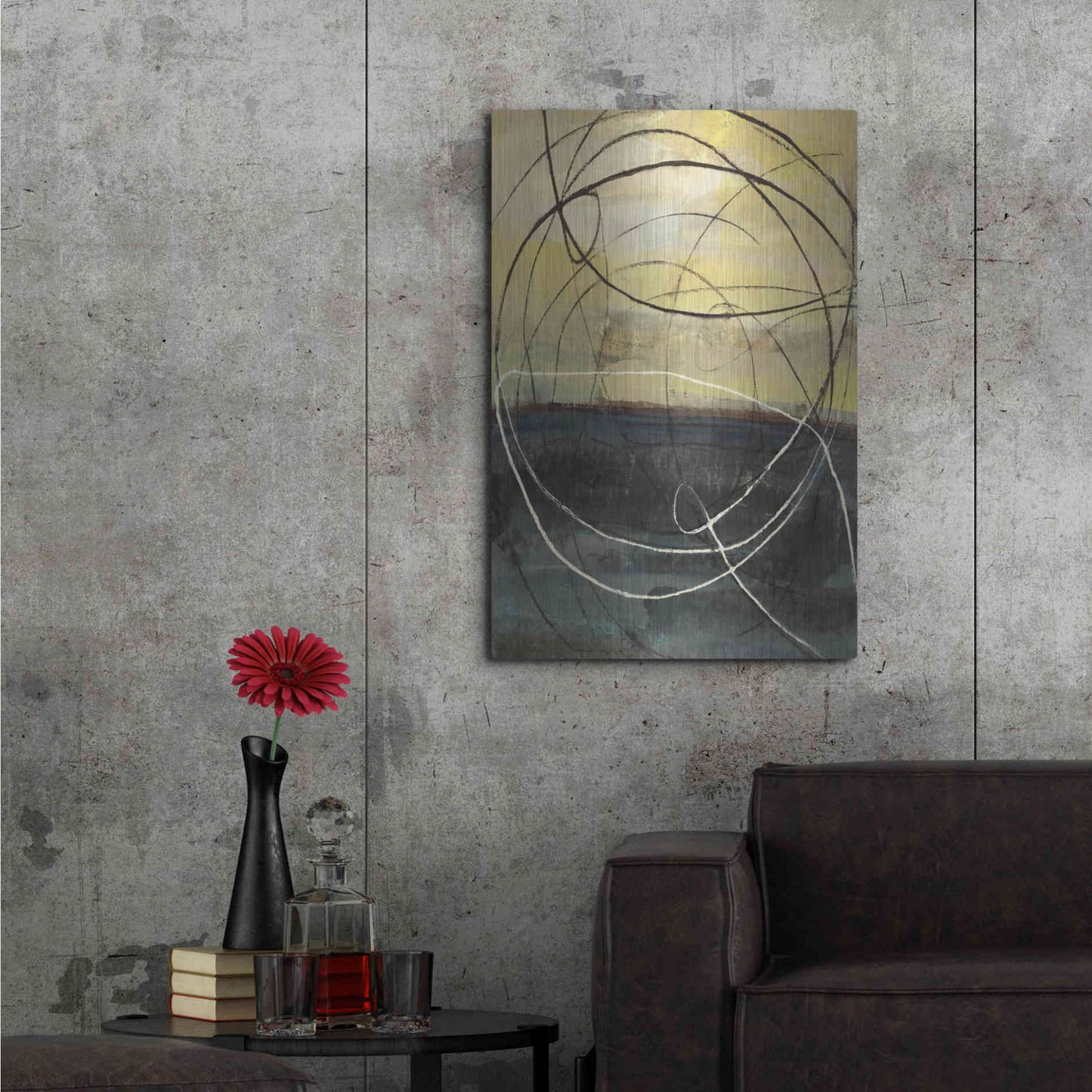 Luxe Metal Art 'At Dawn Crop' by Albena Hristova, Metal Wall Art,24x36
