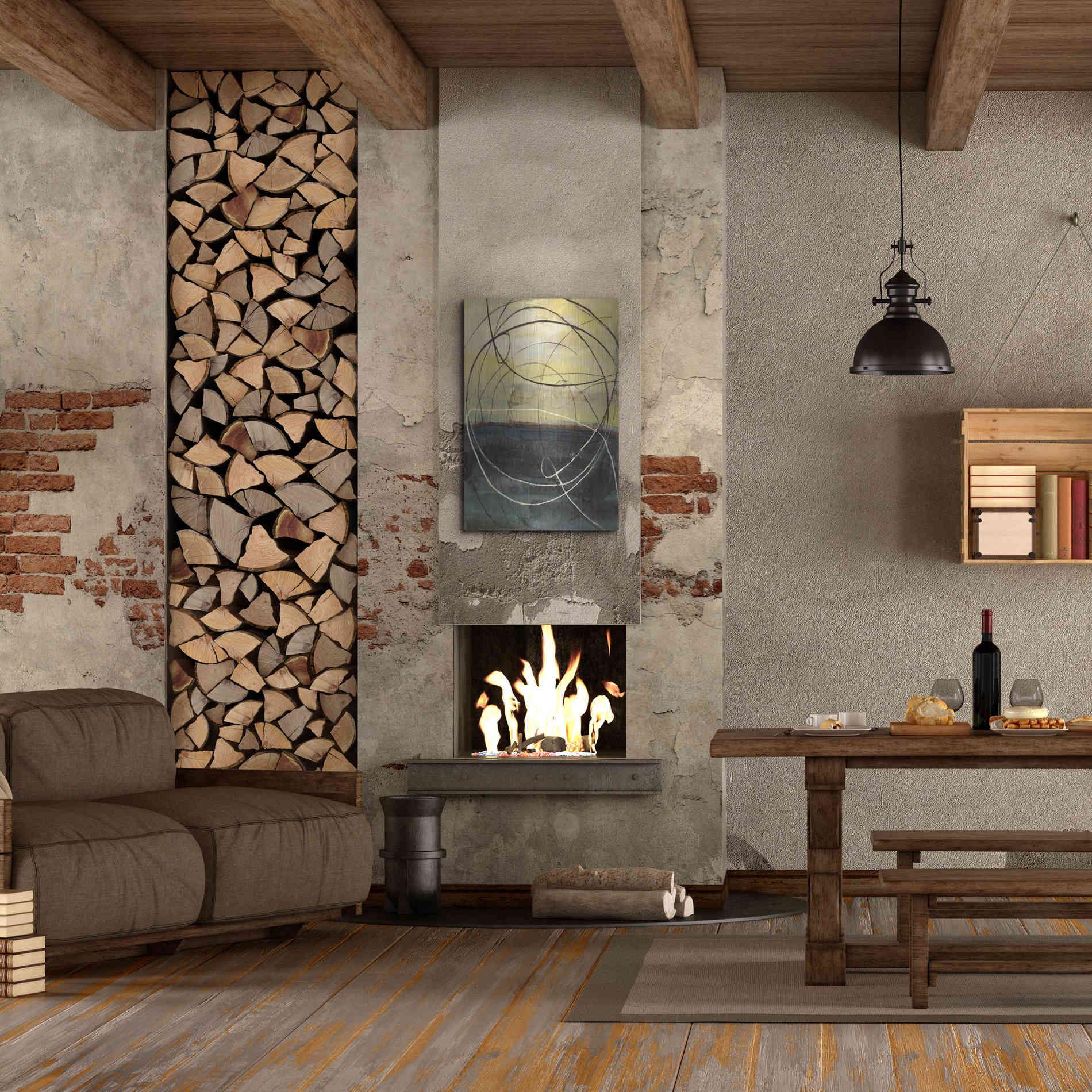 Luxe Metal Art 'At Dawn Crop' by Albena Hristova, Metal Wall Art,24x36