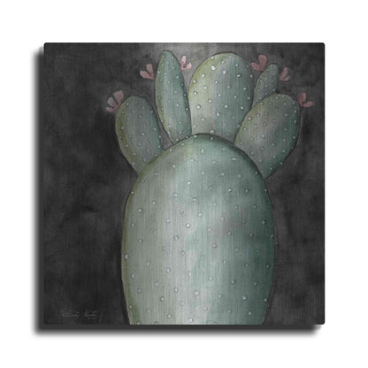 Luxe Metal Art 'Big Blooming Cactus I' by Cindy Jacobs, Metal Wall Art