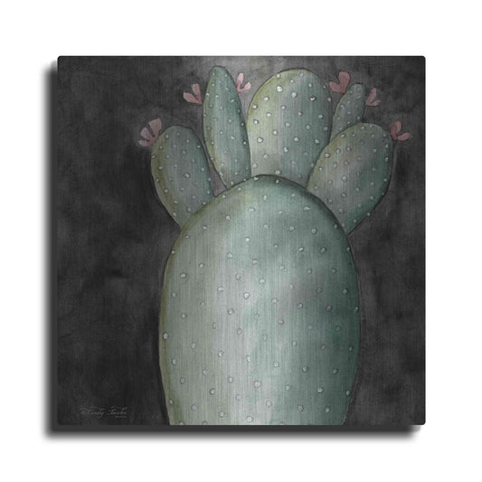Luxe Metal Art 'Big Blooming Cactus I' by Cindy Jacobs, Metal Wall Art