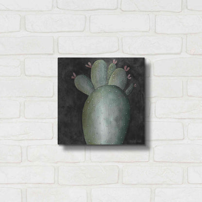 Luxe Metal Art 'Big Blooming Cactus II' by Cindy Jacobs, Metal Wall Art,12x12