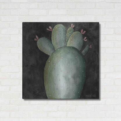 Luxe Metal Art 'Big Blooming Cactus II' by Cindy Jacobs, Metal Wall Art,36x36