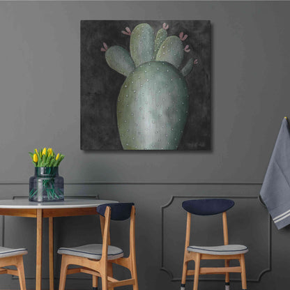Luxe Metal Art 'Big Blooming Cactus II' by Cindy Jacobs, Metal Wall Art,36x36