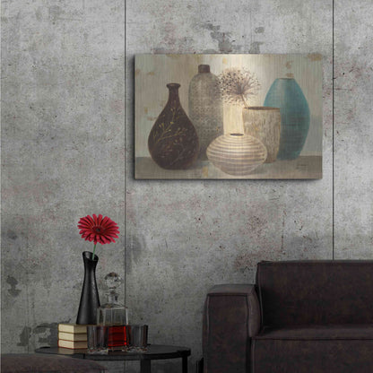 Luxe Metal Art 'Vessel Still Life II' by Albena Hristova, Metal Wall Art,36x24