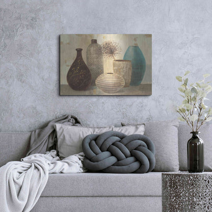 Luxe Metal Art 'Vessel Still Life II' by Albena Hristova, Metal Wall Art,36x24
