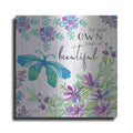 Luxe Metal Art 'Be Your Own Kind of Beautiful' by Cindy Jacobs, Metal Wall Art