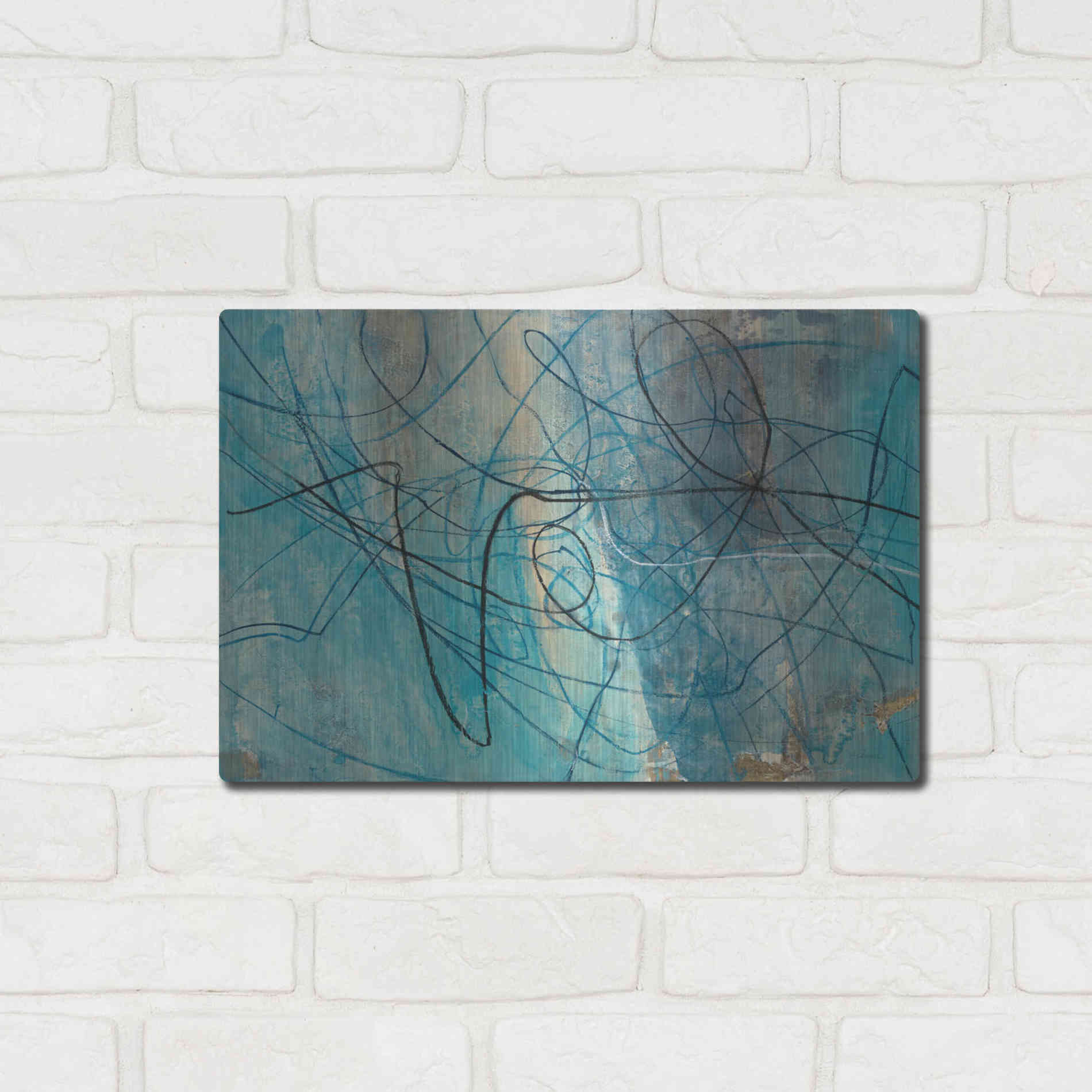 Luxe Metal Art 'To the Sea' by Albena Hristova, Metal Wall Art,16x12