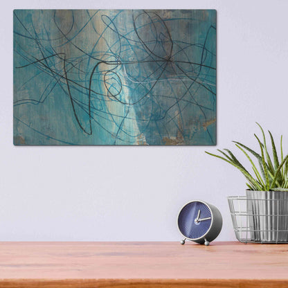 Luxe Metal Art 'To the Sea' by Albena Hristova, Metal Wall Art,16x12