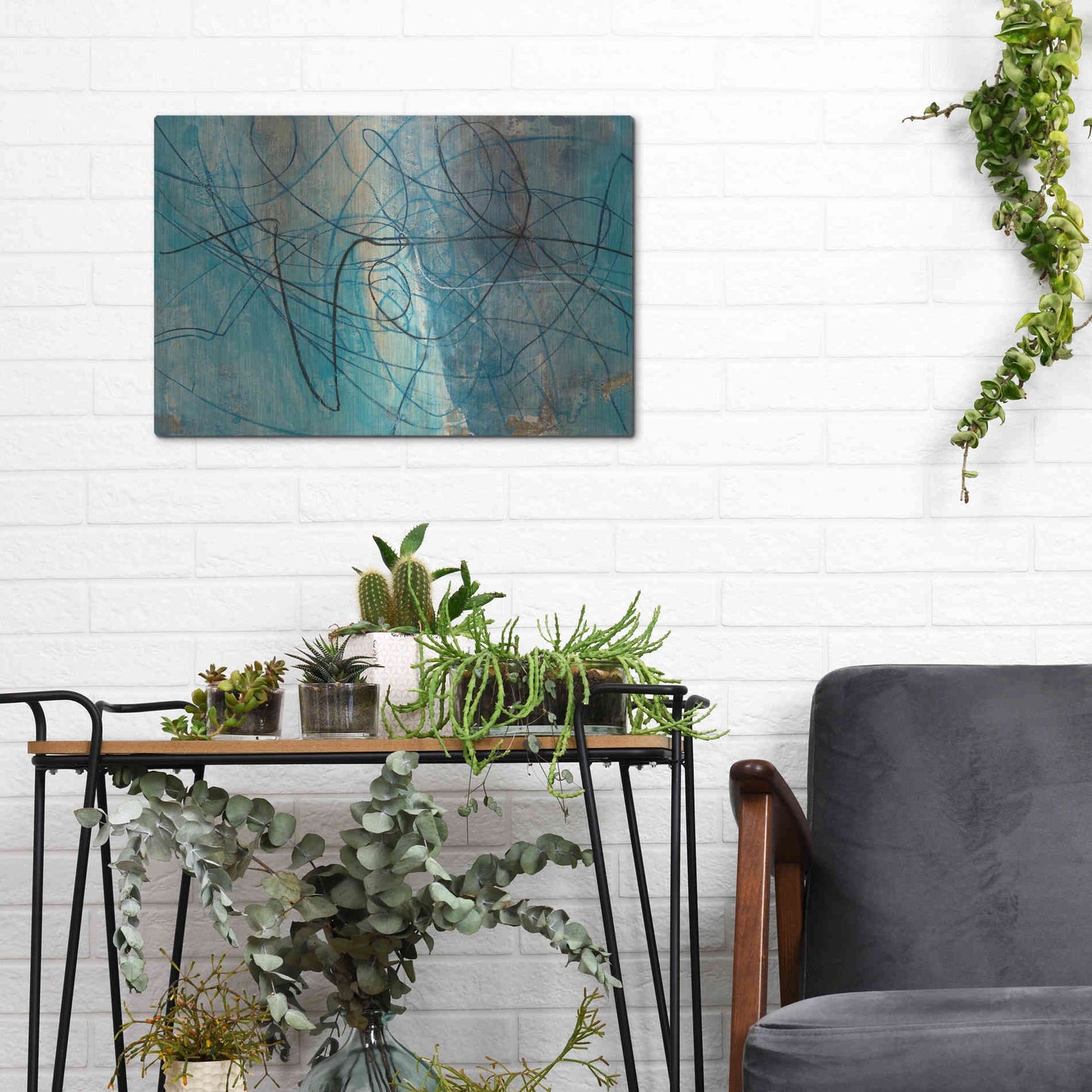 Luxe Metal Art 'To the Sea' by Albena Hristova, Metal Wall Art,16x12