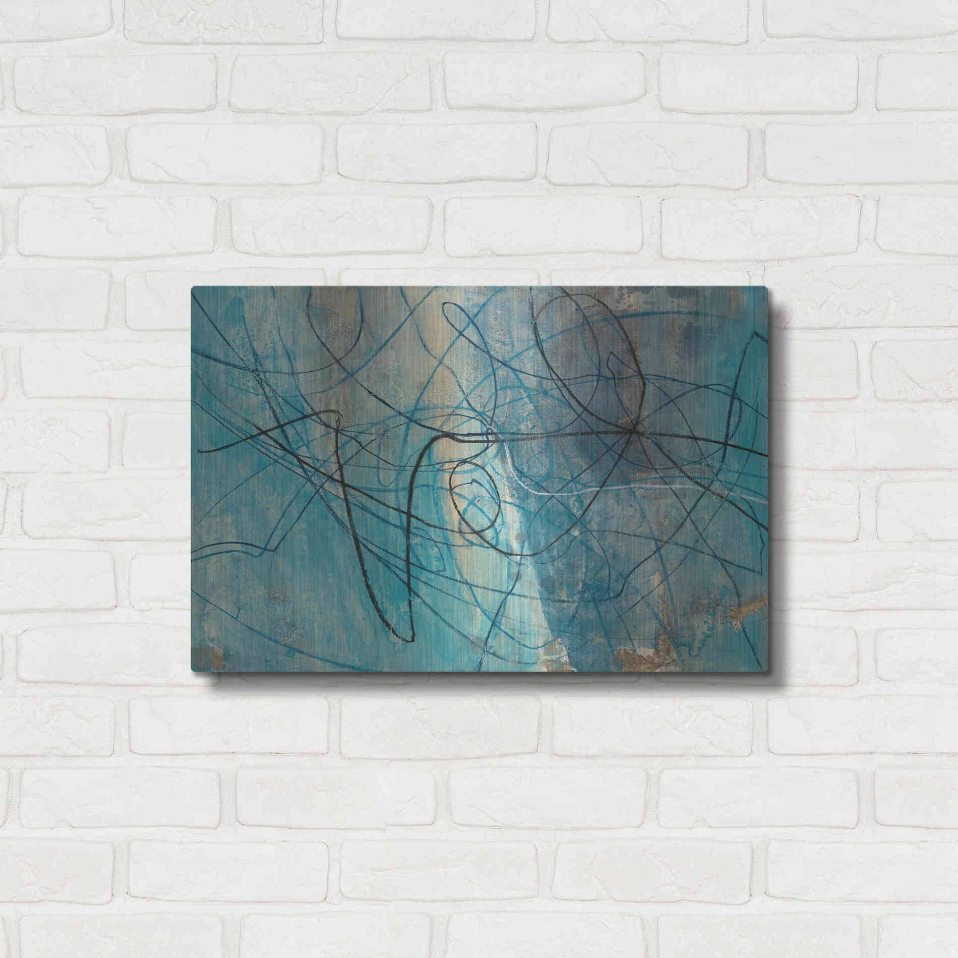 Luxe Metal Art 'To the Sea' by Albena Hristova, Metal Wall Art,24x16