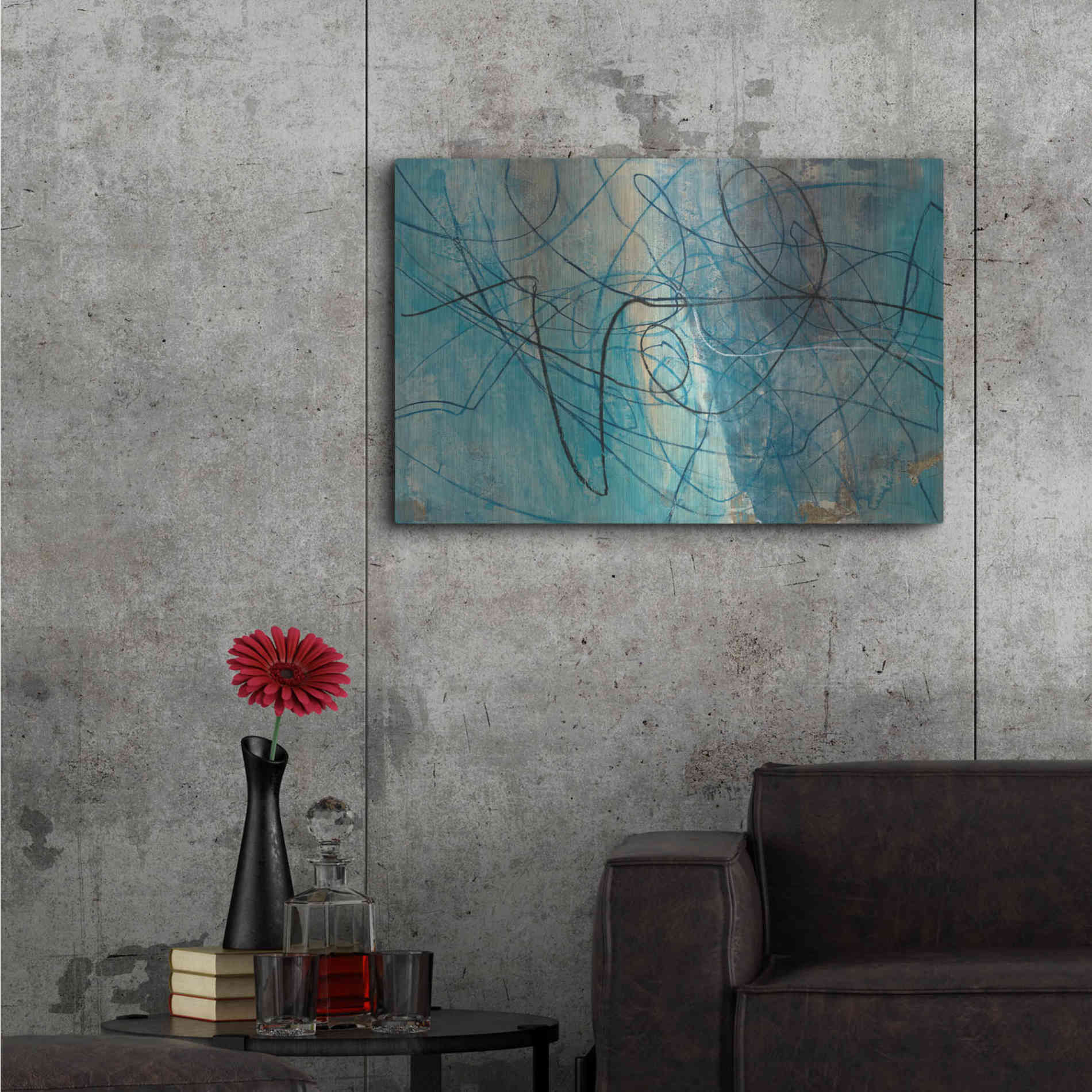 Luxe Metal Art 'To the Sea' by Albena Hristova, Metal Wall Art,36x24