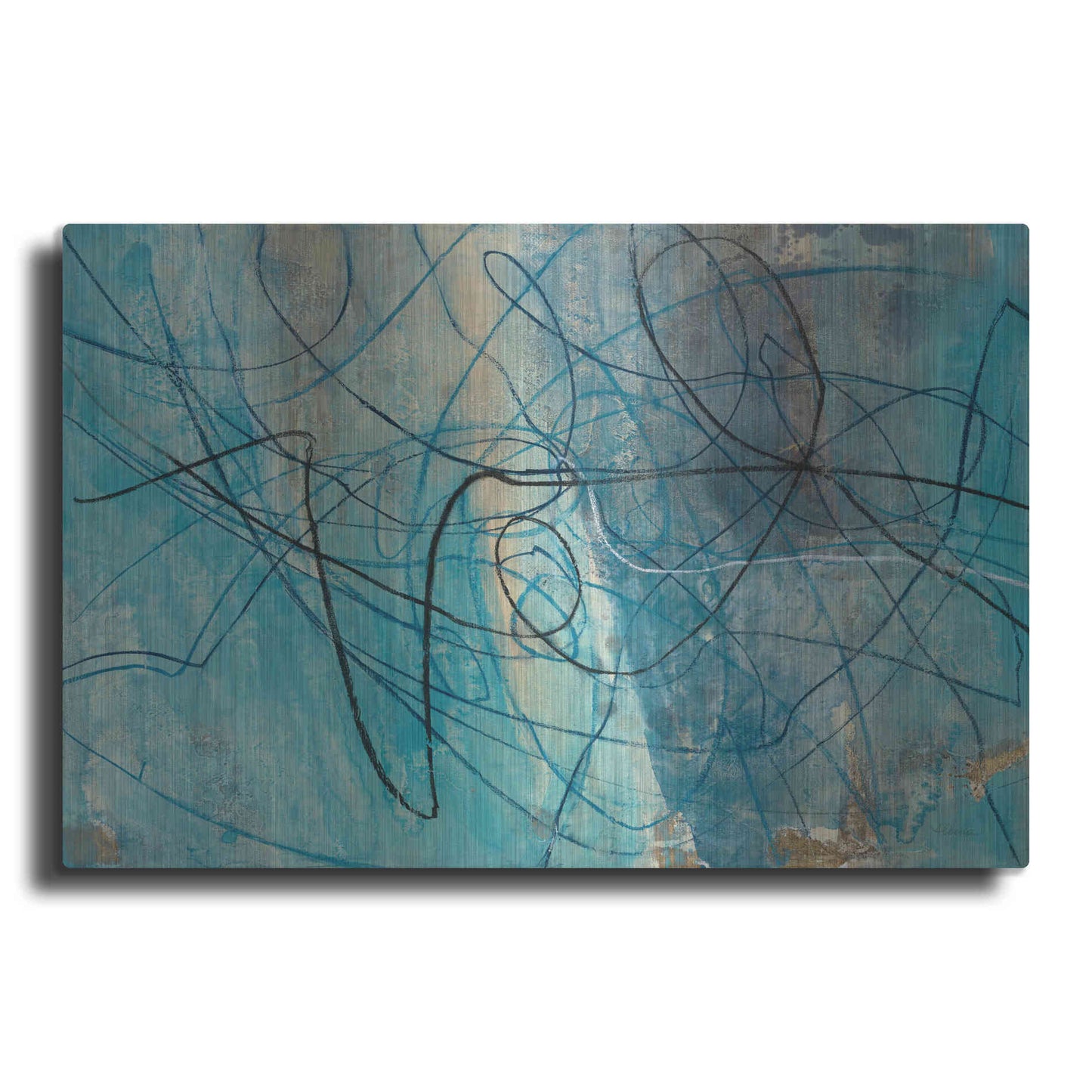 Luxe Metal Art 'To the Sea' by Albena Hristova, Metal Wall Art