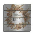 Luxe Metal Art 'Life is Better at the Beach' by Cindy Jacobs, Metal Wall Art