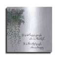Luxe Metal Art 'Thankful People' by Cindy Jacobs, Metal Wall Art