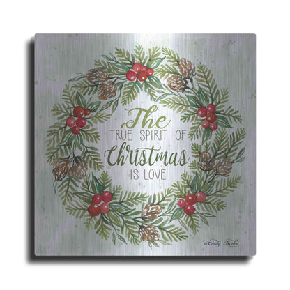 Luxe Metal Art 'True Spirit Wreath' by Cindy Jacobs, Metal Wall Art