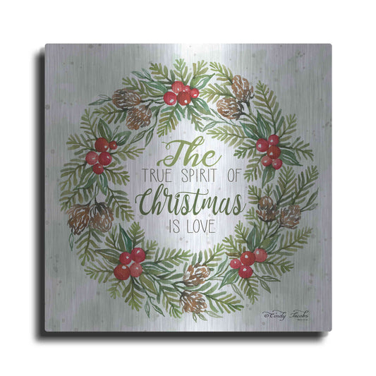 Luxe Metal Art 'True Spirit Wreath' by Cindy Jacobs, Metal Wall Art