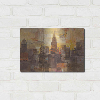 Luxe Metal Art 'Fireworks' by Albena Hristova, Metal Wall Art,16x12