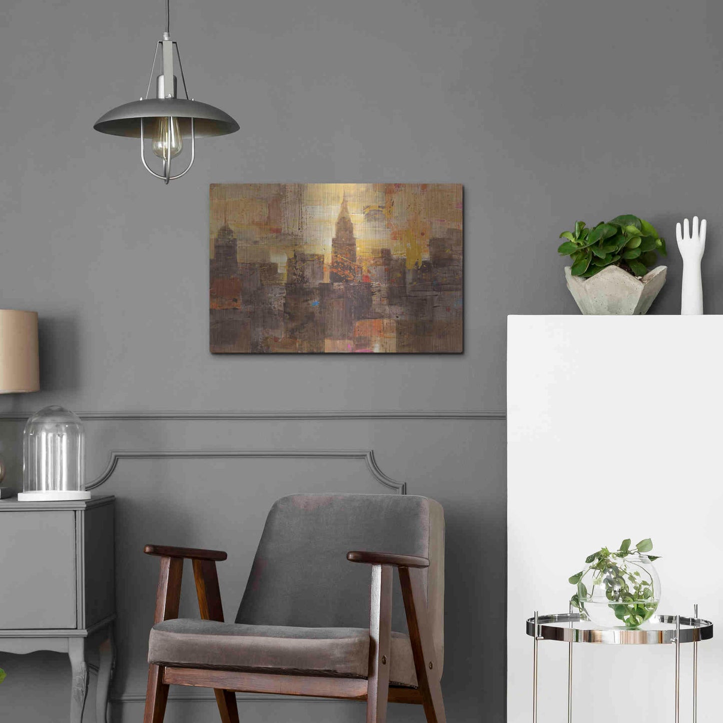 Luxe Metal Art 'Fireworks' by Albena Hristova, Metal Wall Art,24x16