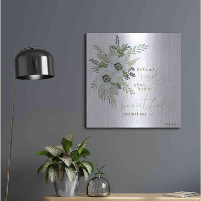 Luxe Metal Art 'Beautiful Destinations' by Cindy Jacobs, Metal Wall Art,24x24