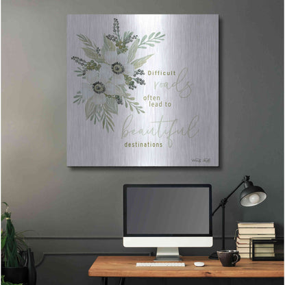 Luxe Metal Art 'Beautiful Destinations' by Cindy Jacobs, Metal Wall Art,36x36