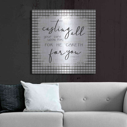 Luxe Metal Art 'Casting All' by Cindy Jacobs, Metal Wall Art,36x36