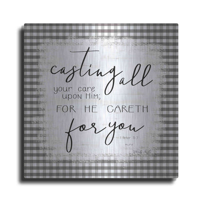 Luxe Metal Art 'Casting All' by Cindy Jacobs, Metal Wall Art