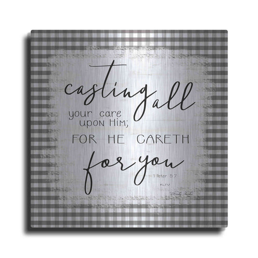 Luxe Metal Art 'Casting All' by Cindy Jacobs, Metal Wall Art