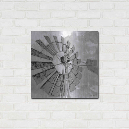 Luxe Metal Art 'Windmill Rotor' by Cindy Jacobs, Metal Wall Art,24x24