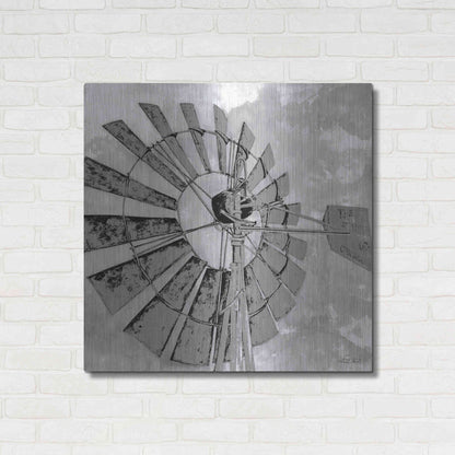 Luxe Metal Art 'Windmill Rotor' by Cindy Jacobs, Metal Wall Art,36x36