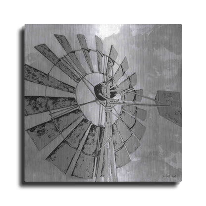 Luxe Metal Art 'Windmill Rotor' by Cindy Jacobs, Metal Wall Art