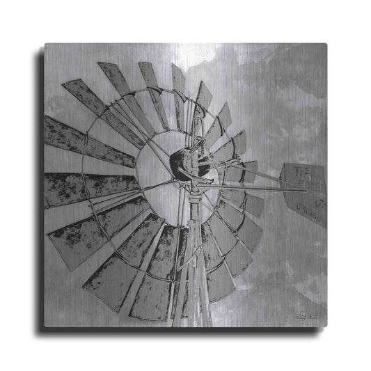 Luxe Metal Art 'Windmill Rotor' by Cindy Jacobs, Metal Wall Art