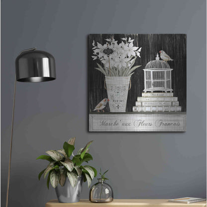 Luxe Metal Art 'Amaryllis Still Life' by Cindy Jacobs, Metal Wall Art,24x24