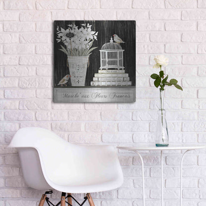 Luxe Metal Art 'Amaryllis Still Life' by Cindy Jacobs, Metal Wall Art,24x24