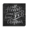 Luxe Metal Art 'Home For Christmas' by Cindy Jacobs, Metal Wall Art