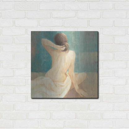 Luxe Metal Art 'Thoughtfulness I' by Albena Hristova, Metal Wall Art,24x24