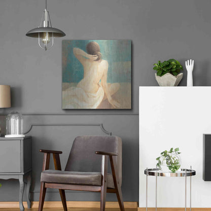 Luxe Metal Art 'Thoughtfulness I' by Albena Hristova, Metal Wall Art,24x24