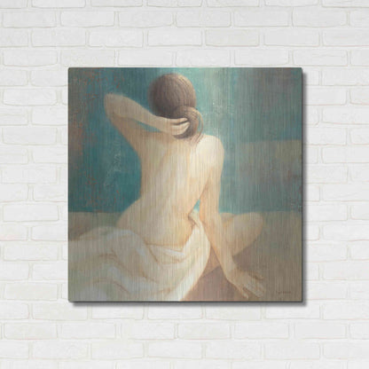 Luxe Metal Art 'Thoughtfulness I' by Albena Hristova, Metal Wall Art,36x36