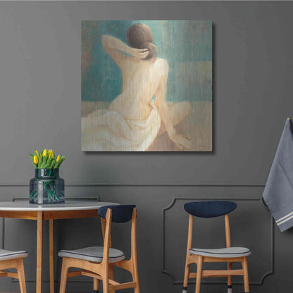 Luxe Metal Art 'Thoughtfulness I' by Albena Hristova, Metal Wall Art,36x36